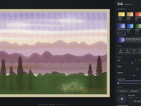 Watercolor sim